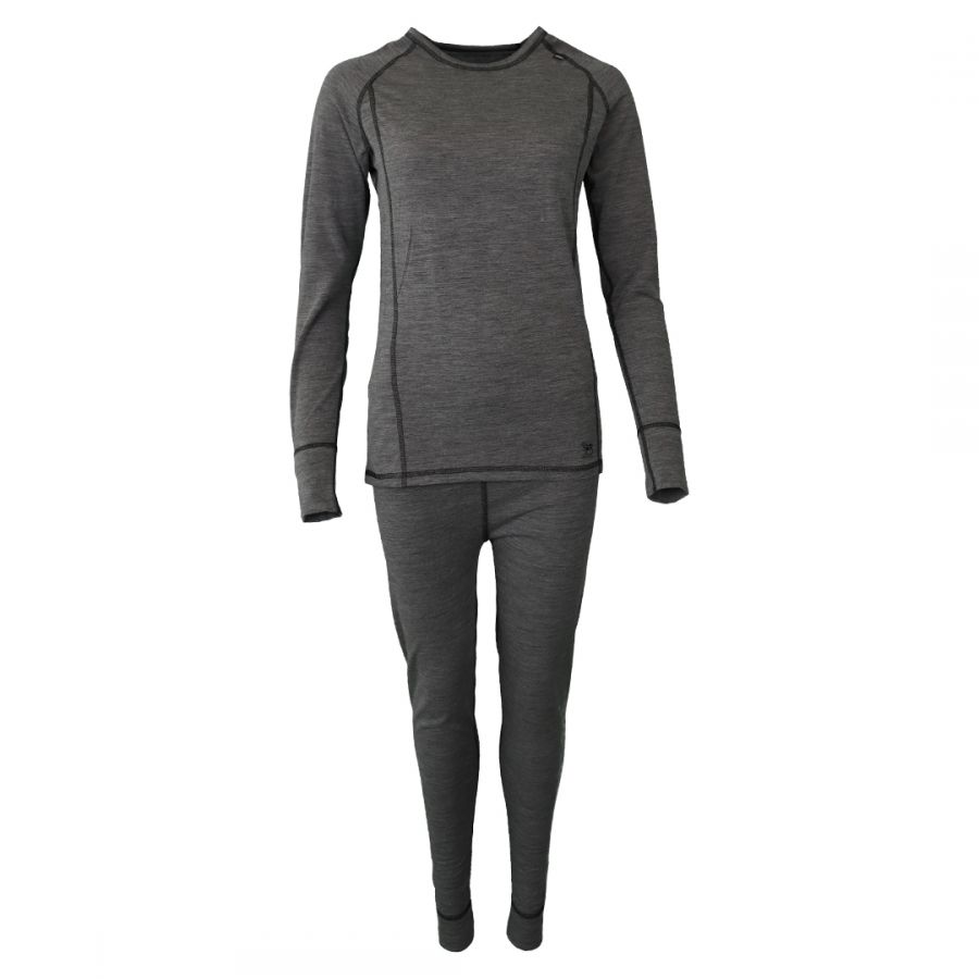 Accezzi Merino, skiundertøj, dame, grå Accezzi Merino, skiundertøj, dame, grå