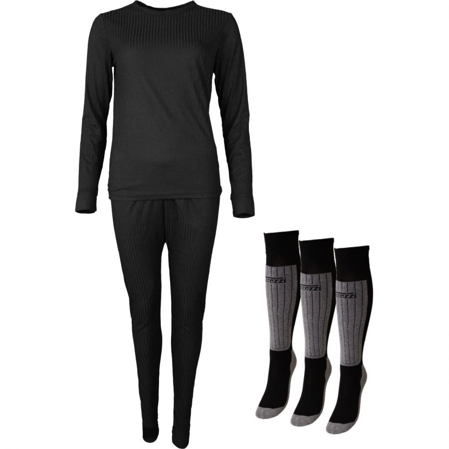Accezzi skiundertøj + 3 par Coolmax skistrømper, dame Accezzi skiundertøj + 3 par Coolmax skistrømper, dame