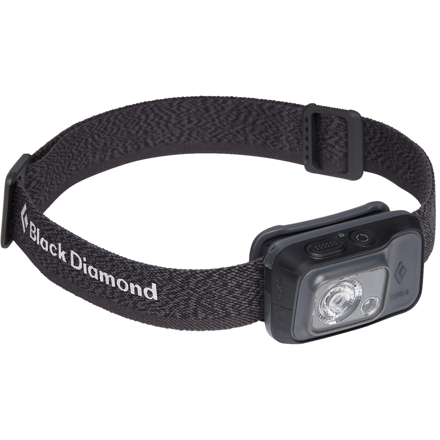 Black Diamond Cosmo 350-R Pandelampe Grå/Sort Pandelamper Black Diamond Cosmo 350-R Pandelampe Grå/Sort Pandelamper