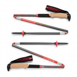Black Diamond Pursuit Carbon Z Poles - Octane - Str. 120 cm - Vandrestave