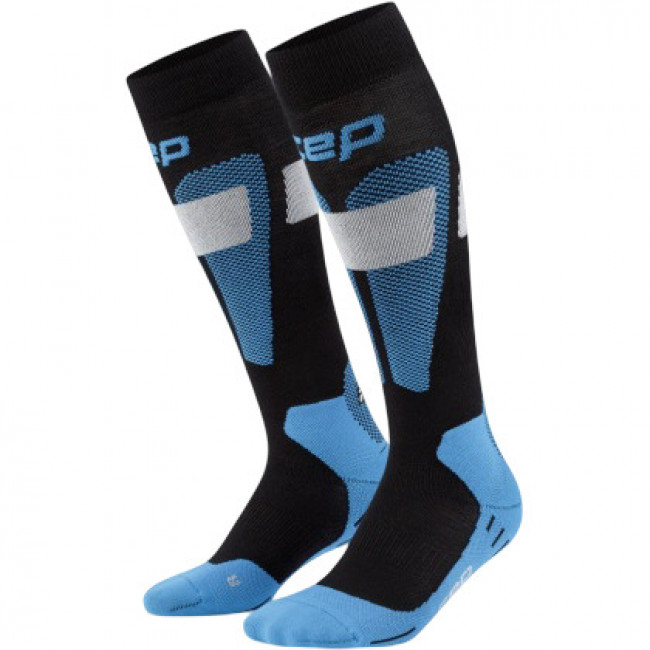 CEP Ski Merino Socks Tall 3.0, skistrømper, dame, blå CEP Ski Merino Socks Tall 3.0, skistrømper, dame, blå