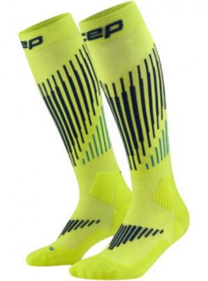 CEP Ski Touring Merino Socks Tall 3.0, skistrømper, dame, gul