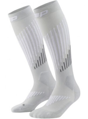 CEP Ski Touring Merino Socks Tall 3.0, skistrømper, dame, lysegrå