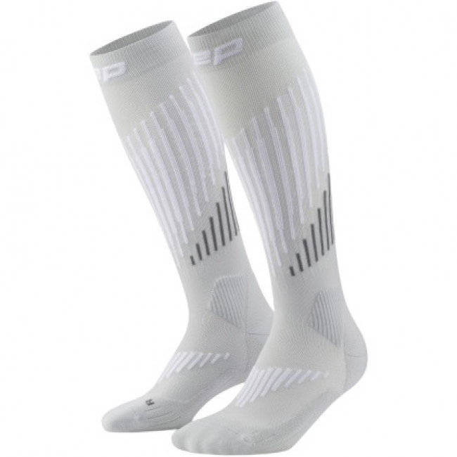 CEP Ski Touring Merino Socks Tall 3.0, skistrømper, herre, lysegrå CEP Ski Touring Merino Socks Tall 3.0, skistrømper, herre, lysegrå
