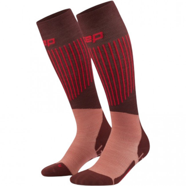 CEP Ski Ultralight Socks Tall 3.0, skistrømper, herre, brun CEP Ski Ultralight Socks Tall 3.0, skistrømper, herre, brun