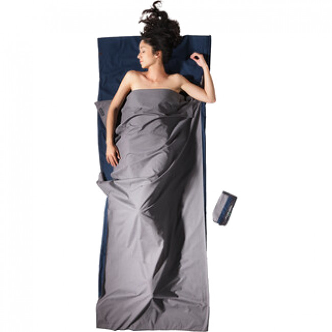Cocoon Travelsheet,100% Cotton, Sovepose, tuareg/elephant grey Cocoon Travelsheet,100% Cotton, Sovepose, tuareg/elephant grey