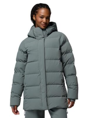 Columbia Amaze Puff Mid Hooded Jacket Womens, Sedona Sage