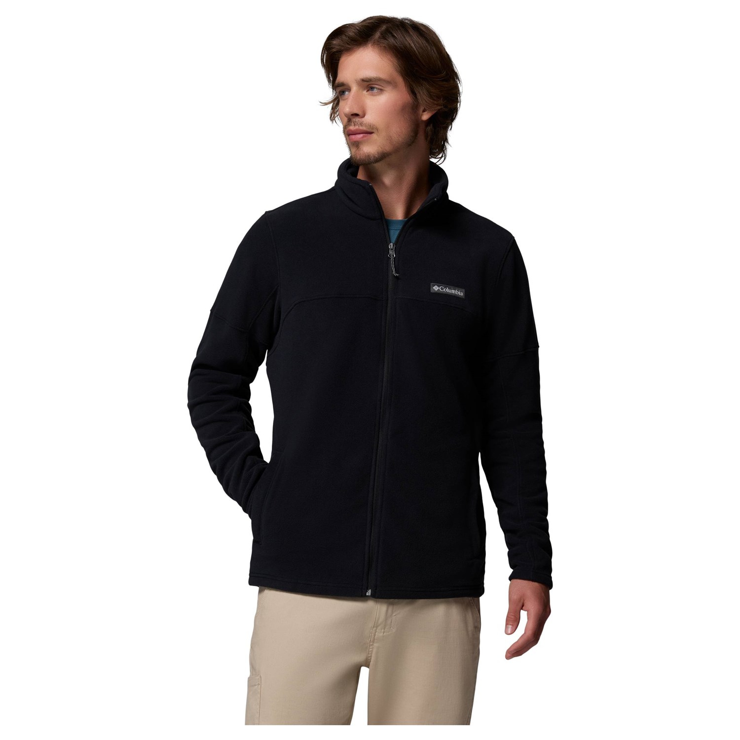 Columbia Basin Trail III Full Zip Herre S Sort Fleece Columbia Basin Trail III Full Zip Herre S Sort Fleece