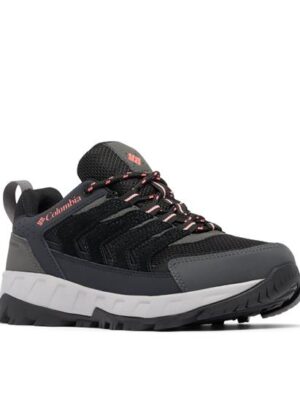 Columbia Womens Strata Trail Low WP, Black / Juicy