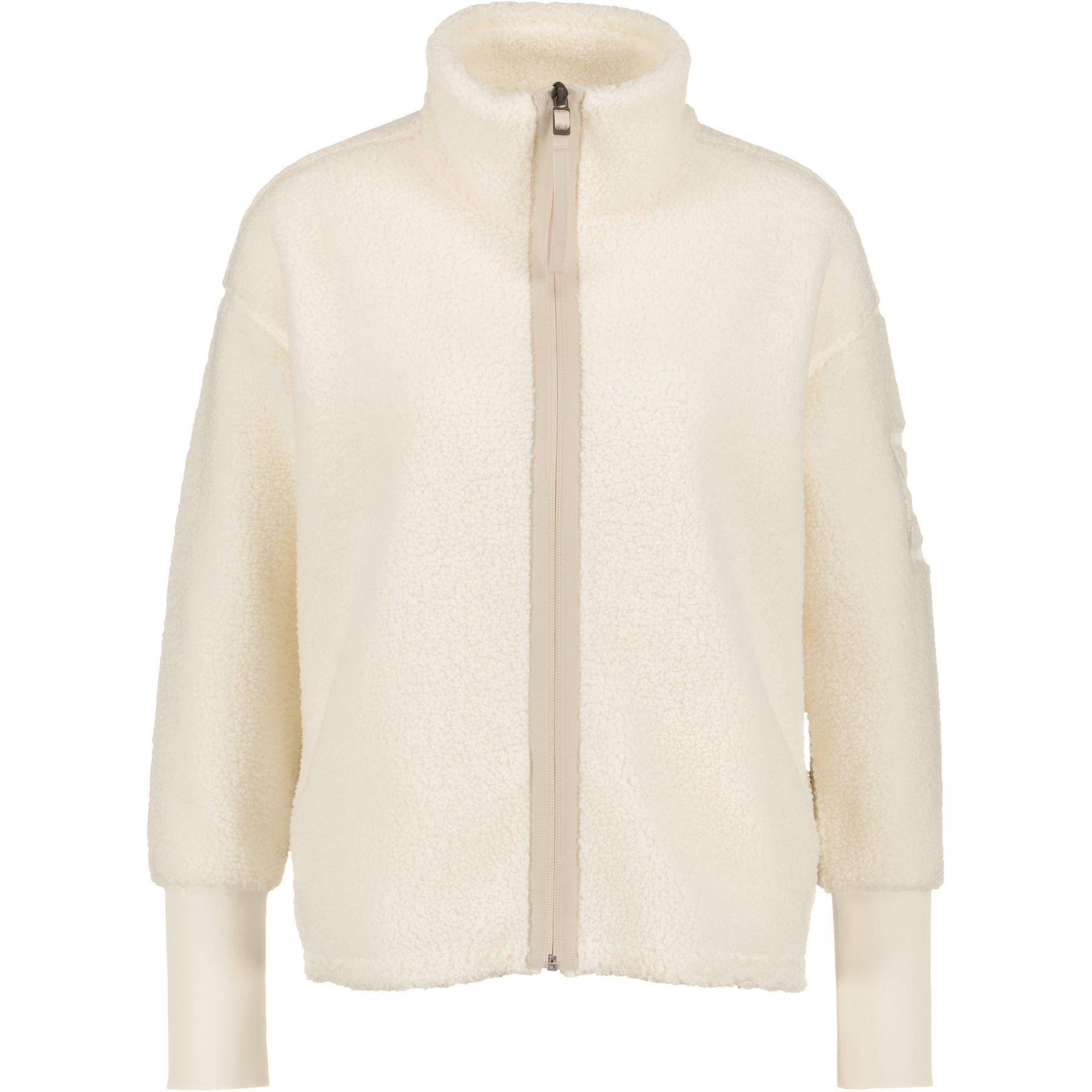 Didriksons Alexa, fleecejakke, dame, cream/white Didriksons Alexa, fleecejakke, dame, cream/white