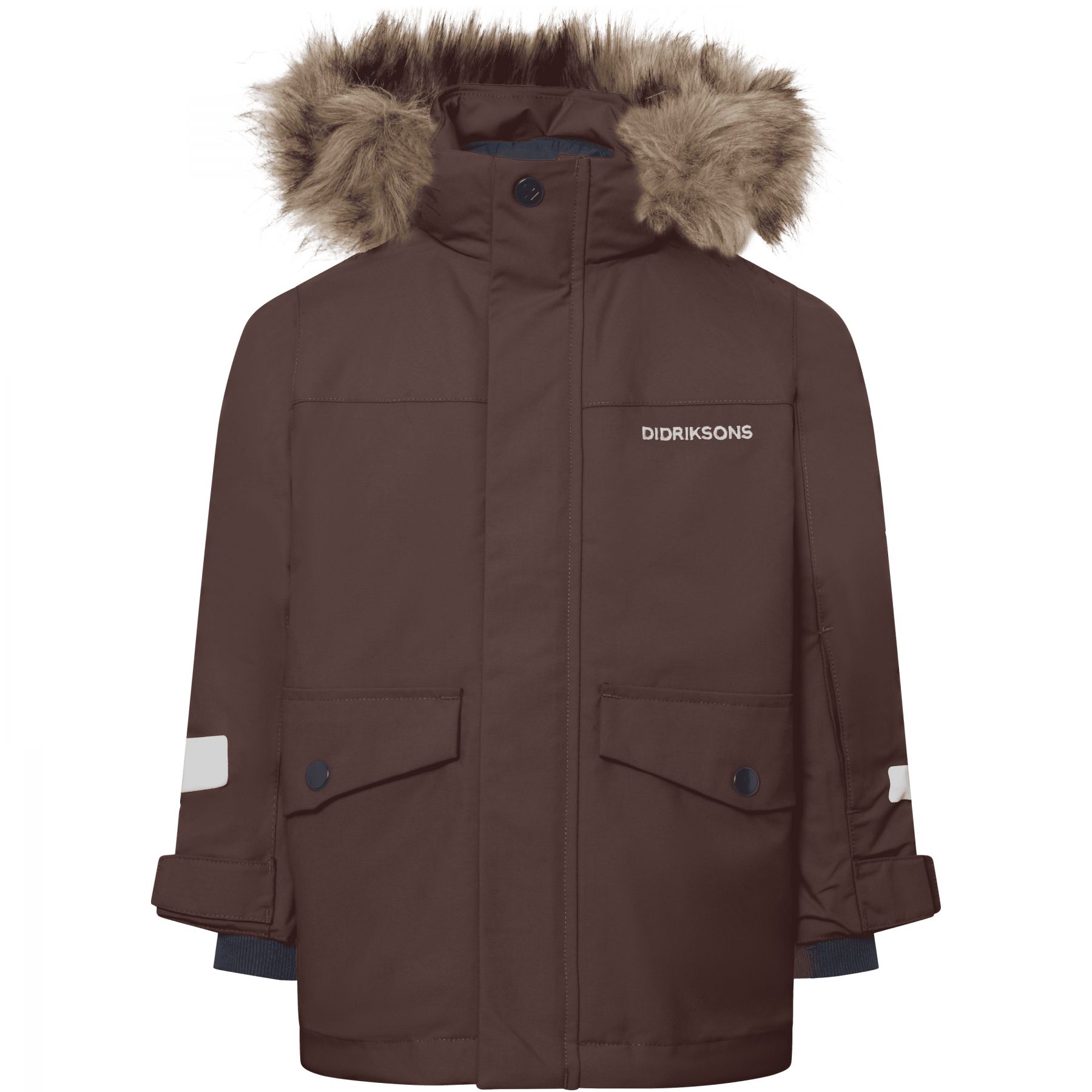 Didriksons Bjärven 5, parka, børn, brun Didriksons Bjärven 5, parka, børn, brun