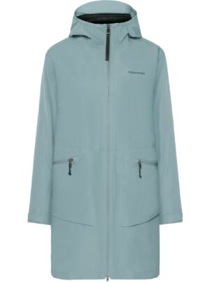 Didriksons Eliana, regnfrakke, dame, factory blue