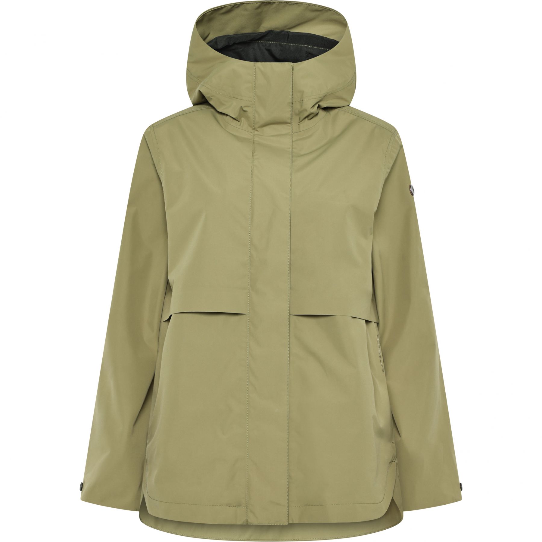 Didriksons Elsa, regnjakke, dame, olive green Didriksons Elsa, regnjakke, dame, olive green