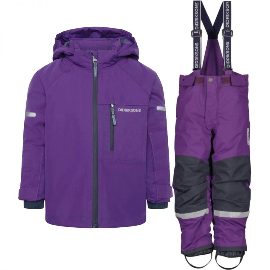 Didriksons Falke/Idre skisæt, junior, lilla Didriksons Falke/Idre skisæt, junior, lilla
