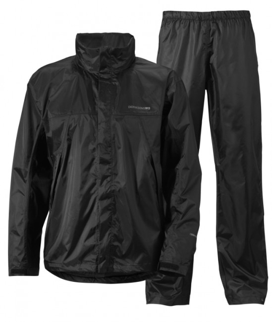 Didriksons Main Mens Set, regnsæt, sort Didriksons Main Mens Set, regnsæt, sort