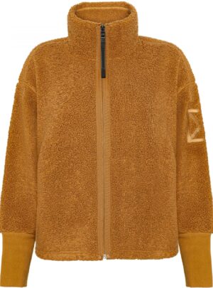 Didriksons Mella FZ 3, fleecejakke, dame, spice brown
