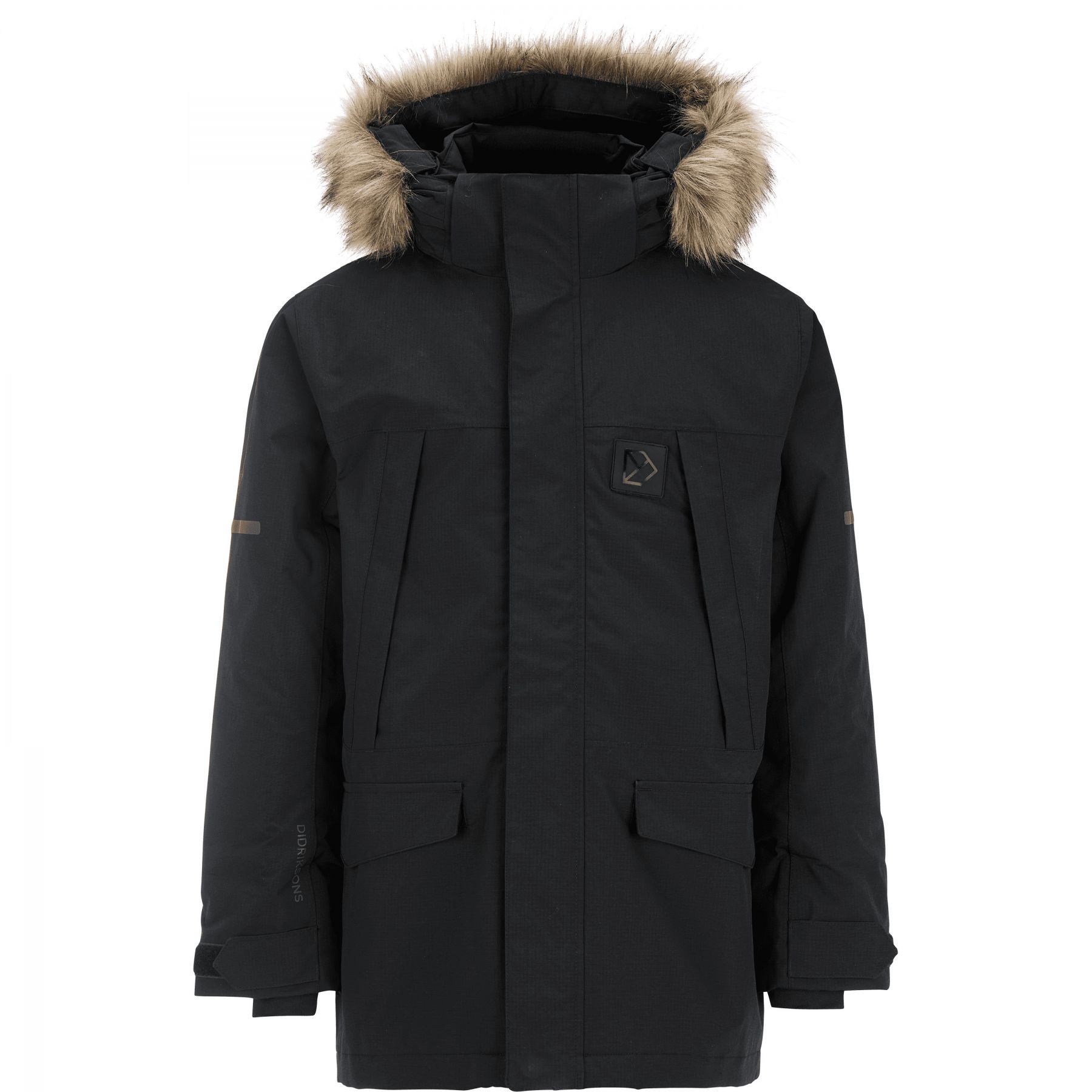 Didriksons Sylvin 2, parka, junior, sort Didriksons Sylvin 2, parka, junior, sort