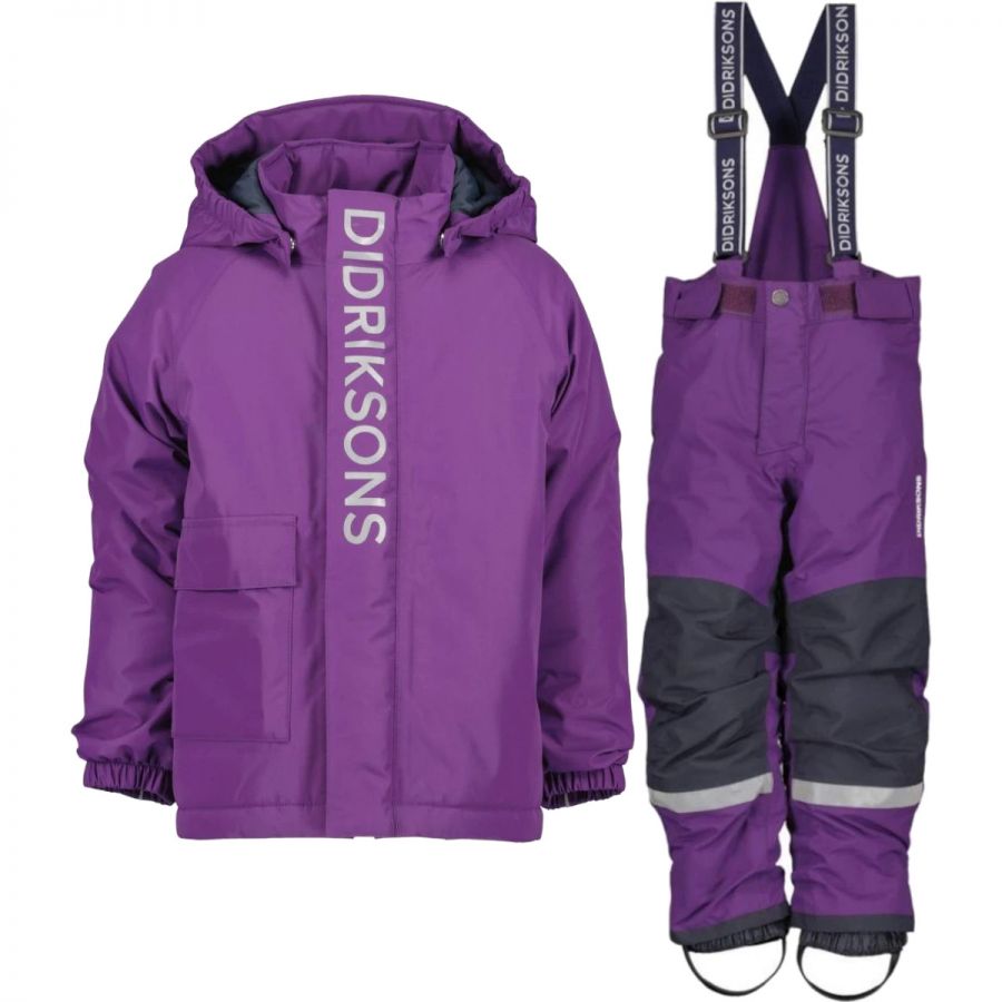 Didriksons Talvi/Idre skisæt, junior, lilla Didriksons Talvi/Idre skisæt, junior, lilla