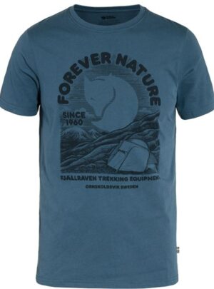 Fjällräven EquipHerre / Mændt T-Shirt Herre / Mænd-indigo blue-M - T-Shirt, Polo-shirt