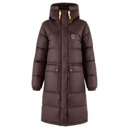 Fjällräven Expedition Long Down Parka Dame XXS Black Oak Dunjakker
