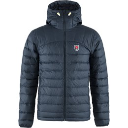 Fjällräven Expedition Pack Down Hoodie Herre L Blå Dunjakker
