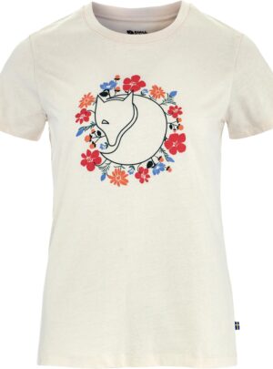 Fjällräven Fjällblomster Fox T-Shirt Chalk White L
