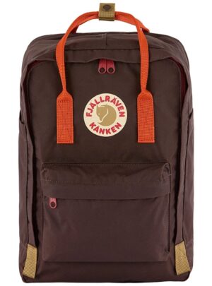 Fjällräven Kånken Koncept Laptop 15''-black oak-rowan red - Skoletasker / -rygsække