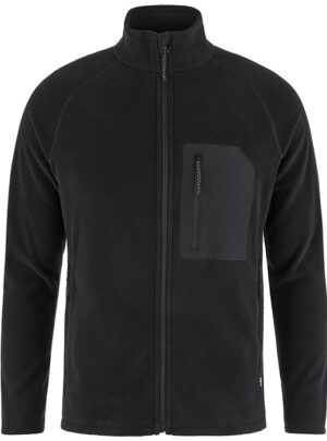 Fjällräven Kaipak Fleece Herre / Mænd-black-black-2XL - Fleecejakker
