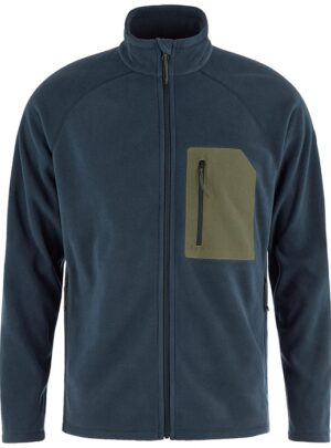 Fjällräven Kaipak Fleece Herre / Mænd-dark navy-laurel green-2XL - Fleecejakker