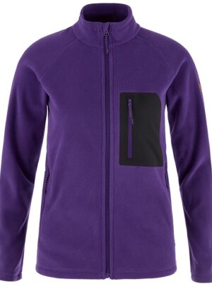 Fjällräven Kaipak Fleece Kvinder / Damer-dark violet-black-L - Fleecejakker og softshell