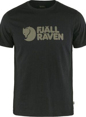 Fjällräven Logo T-Shirt Herre / Mænd-black-L - T-Shirt, Polo-shirt