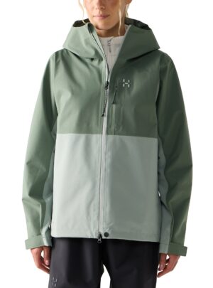 Haglöfs Front Proof II Jacket Dame L Grøn Skaljakker