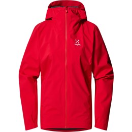 Haglöfs Korp Proof Jacket Dame L Rød Skaljakker