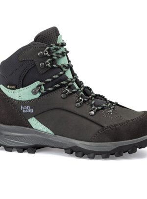 Hanwag Alta Bunion II GTX Dame, asphalt/mint-39,5 / UK 6 - Vandrestøvler