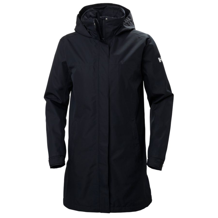 Helly Hansen Aden Long Insulated regnfrakke, mørkeblå Helly Hansen Aden Long Insulated regnfrakke, mørkeblå
