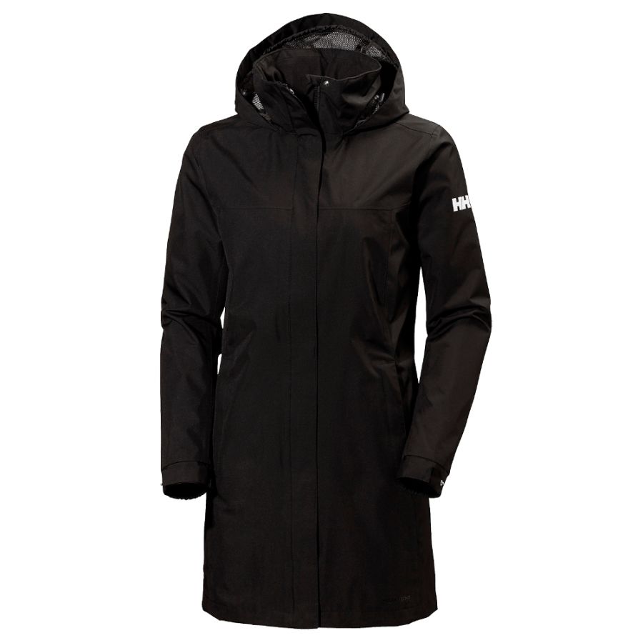 Helly Hansen Aden Long, regnfrakke, dame, sort Helly Hansen Aden Long, regnfrakke, dame, sort