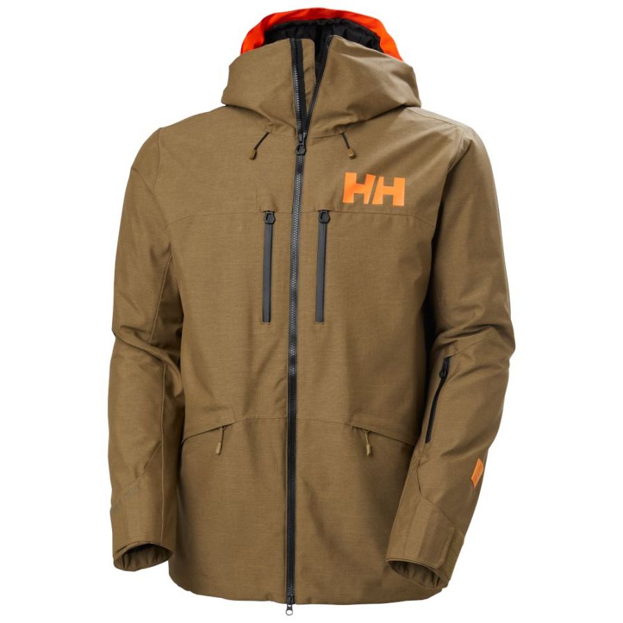 Helly Hansen Garibaldi 2.0, skijakke, herre, brun Helly Hansen Garibaldi 2.0, skijakke, herre, brun
