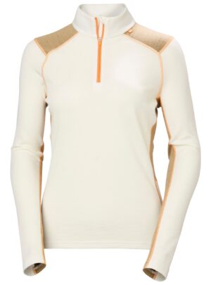 Helly Hansen Lifa Merino Midweight 1/2 Zip, dame, hvid