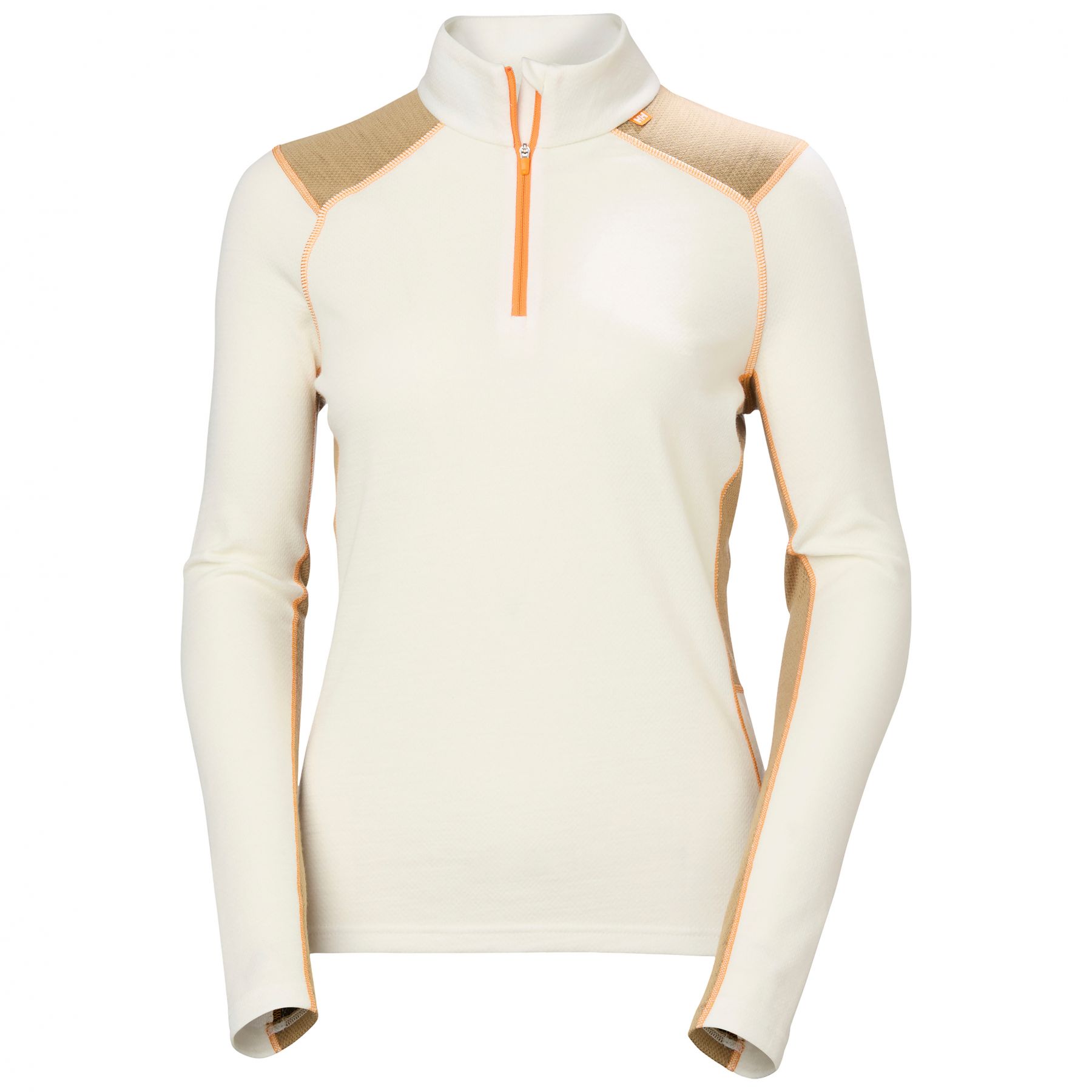 Helly Hansen Lifa Merino Midweight 1/2 Zip, dame, hvid Helly Hansen Lifa Merino Midweight 1/2 Zip, dame, hvid