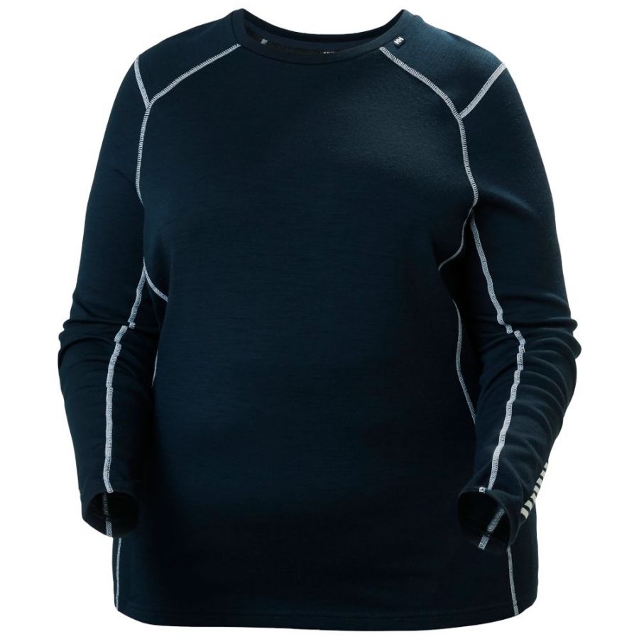 Helly Hansen Lifa Merino Midweight Crew Plus, dame, navy Helly Hansen Lifa Merino Midweight Crew Plus, dame, navy
