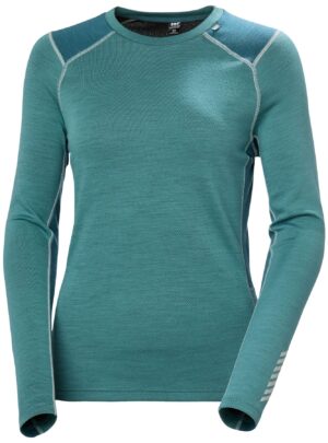 Helly Hansen Lifa Merino Midweight Crew, dame, grøn