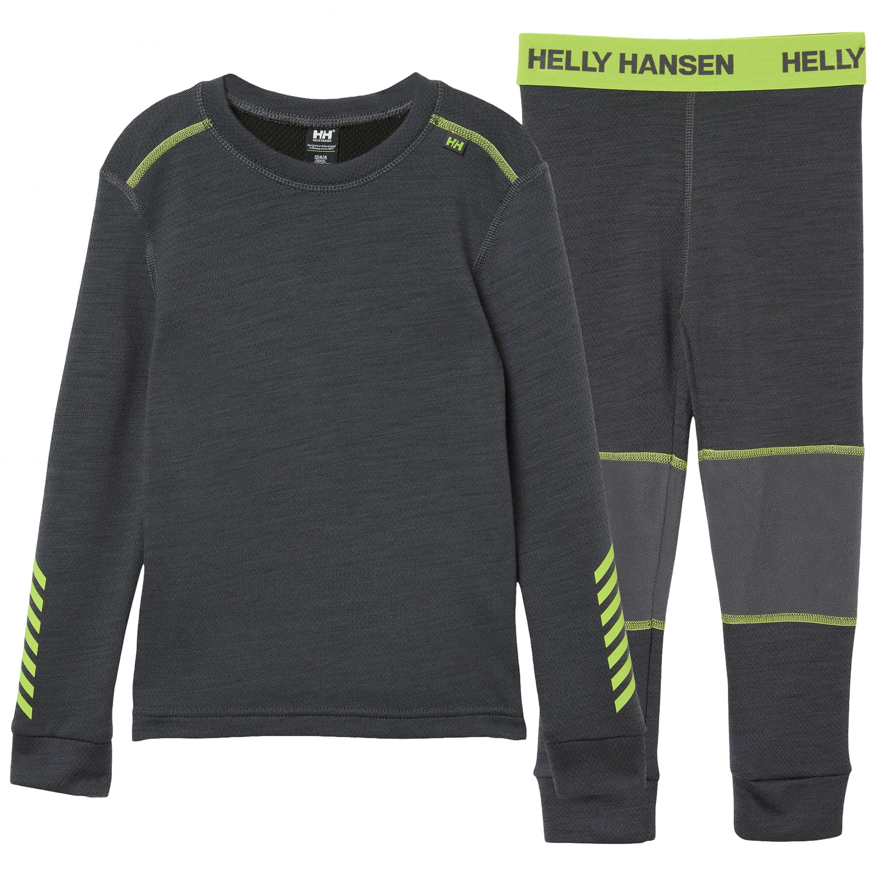 Helly Hansen Lifa Merino, sæt, børn, grå Helly Hansen Lifa Merino, sæt, børn, grå