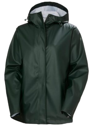 Helly Hansen Moss, regnjakke, dame, grøn