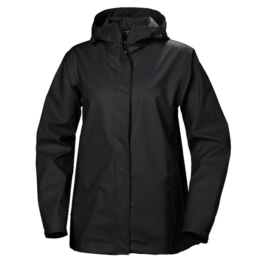 Helly Hansen Moss regnjakke, dame, sort Helly Hansen Moss regnjakke, dame, sort