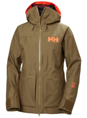 Helly Hansen Powderqueen 3.0, skijakke, dame, brun