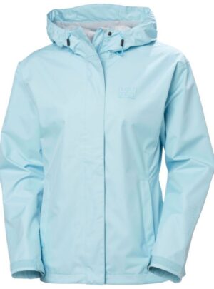 Helly Hansen Seven J, regnjakke, dame, lyseblå