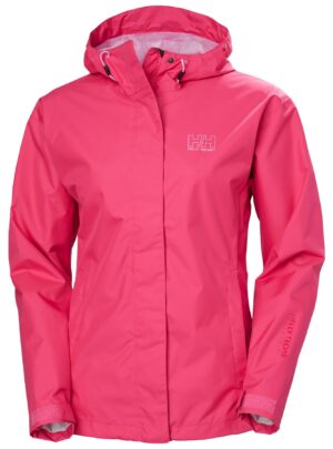 Helly Hansen Seven J, regnjakke, dame, pink
