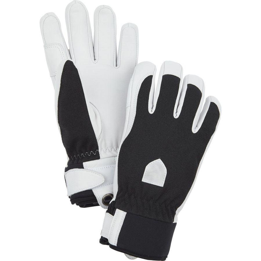 Hestra Army Leather Patrol skihandsker, dame, sort Hestra Army Leather Patrol skihandsker, dame, sort