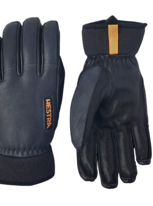 Hestra Army Leather Wool Terry, skihandsker, herre, grå