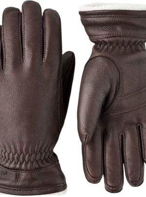 Hestra Buvika Deerskin, handsker, dame, chocolate